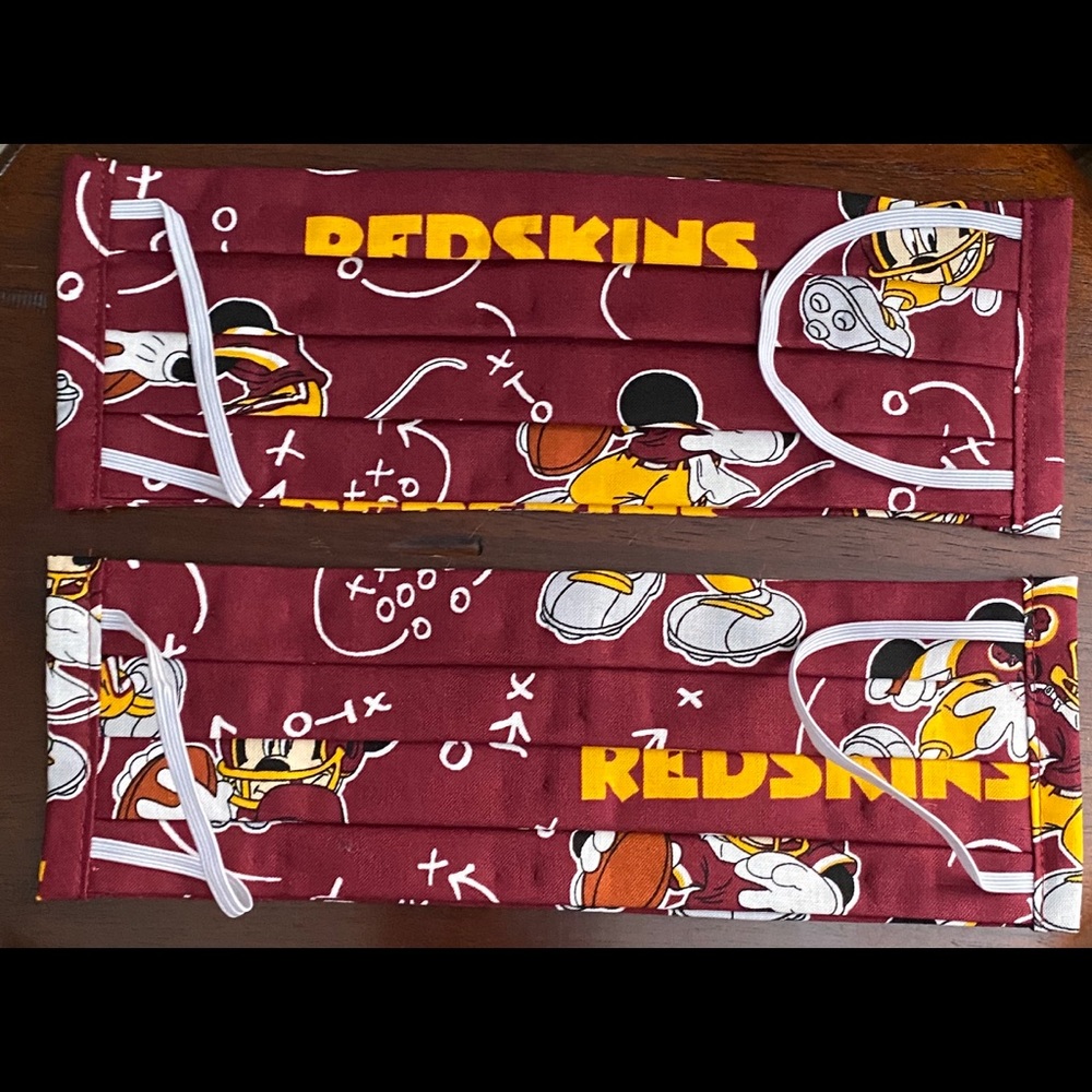 Washington Redskins Face Mask (Mickey Mouse )